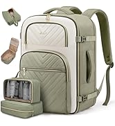 LOVEVOOK Travel Backpack Carry on Flight Approved 40L,Waterproof TSA Travel Essentials Personal I...