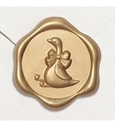 UNIQOOO Wax Seal Stickers -3D Silly Goose Baby Shower Invitation Envelope Seal Stickers, 50 Pcs S...