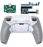 eXtremeRate RISE Plus MAX Back Paddles Kit with Clicky Trigger Stops & Rubberized Grip for PS5 Co...