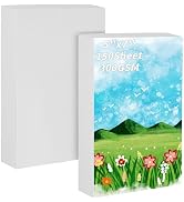 150 Sheets Watercolor Paper Cotton-140LB/300GSM Art Paper-5 x 7 inch Painting & Craft Paper, Fing...