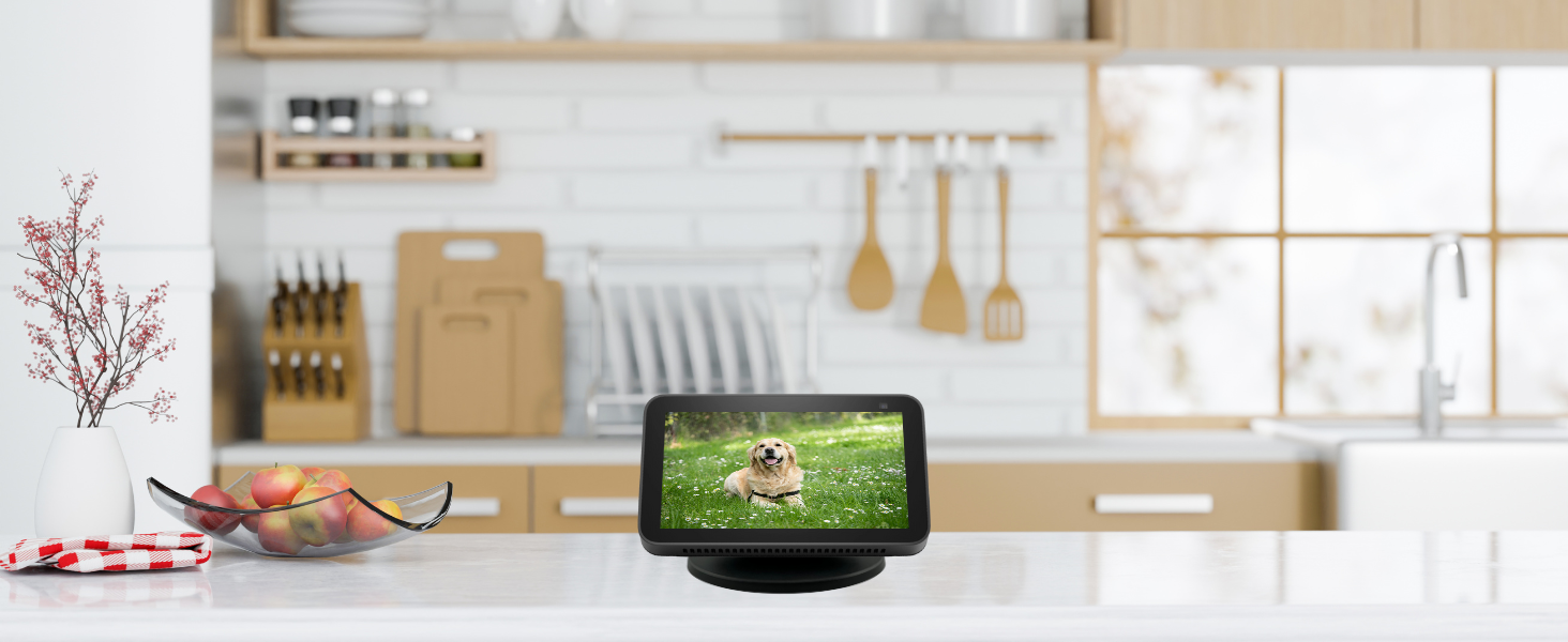 Stand for Echo Show 5 & Echo Show 8 Adjustable Magnetic Stand Mount with 360 Degree Rotation