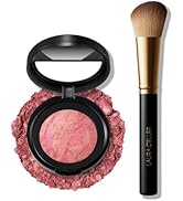 LAURA GELLER NEW YORK Baked Blush-n-Brighten Marbleized Blush + Angled Brush (02 Pink Buttercream...