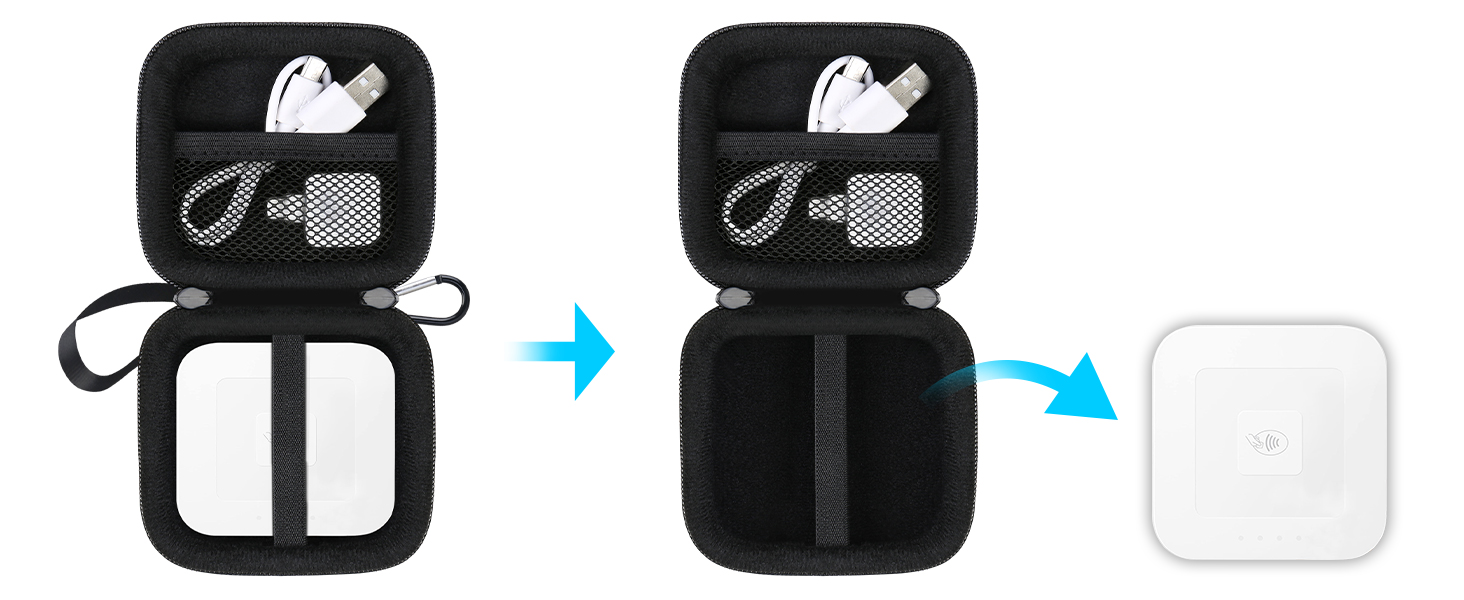 square reader holder