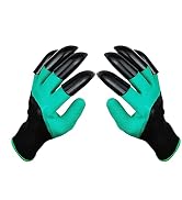 DCCPAA Garden Gloves with Claws,Claw Gardening Gloves for Digging,Planting, Weeding, Seeding-Wate...