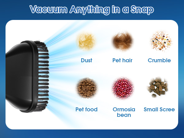 Vacuum angthing in a snap