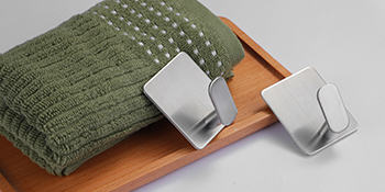 DELITON Adhesive Towel Hooks on Wall: R