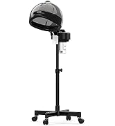 TASALON Standing Hair Steamer for Deep Conditioning - Hooded Steam Cap for Natural, Dyed Hair - P...