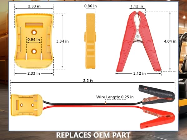 naerza dewalt jumper cable adapter; dewalt battery jumper; jumper cables for car with adapter