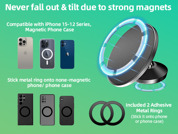 Magnetic Phone Gym Magnetic Phone Holder with Double Sided Magnet for All Types of Phone