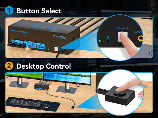 3 monitor kvm switch