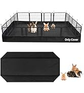 AKEfit Guinea Pig Cage Liner Tarp Bottom Waterproof and Washable for Rabbits, Bunny, Chinchesilla...
