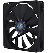 Kingwin 140mm Silent Fan for Computer Cases, Mining Rig, CPU Coolers, Computer Cooling Fan, Long ...