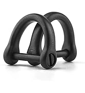 TISUR D-Rings with Screw Shackle, U Shape Key Chains Rings, Car Keys Tools, DIY Leather Craft Pur...