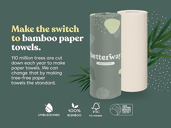 Make the switch to bamboo paper towels.