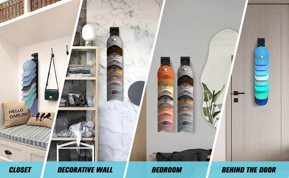 hat organizer for closet