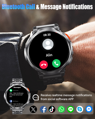 Bluetooth Calling & Message Notifications