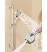 KES 30-Inch Shower Slide Bar with High Pressure 9 Functions Adjustable Handheld Shower Head & 59-...