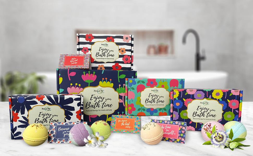 bath bombs gift women organic natural spa bathbombs