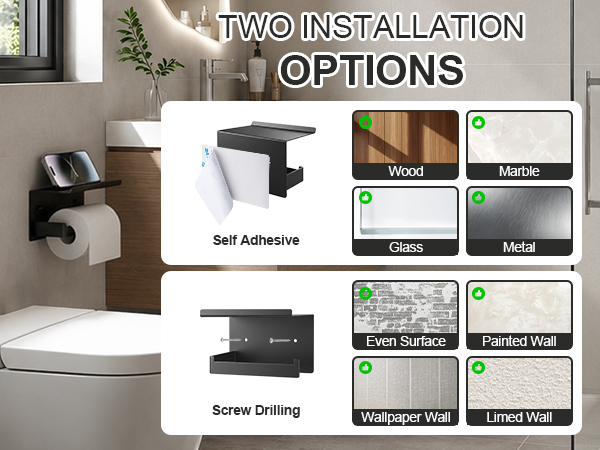 toilet paper holder wall mount