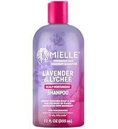 Mielle Organics Lavender & Lychee Scalp Moisturizing Shampoo with 1% Pyrithione Zinc – Anti-Dandr...
