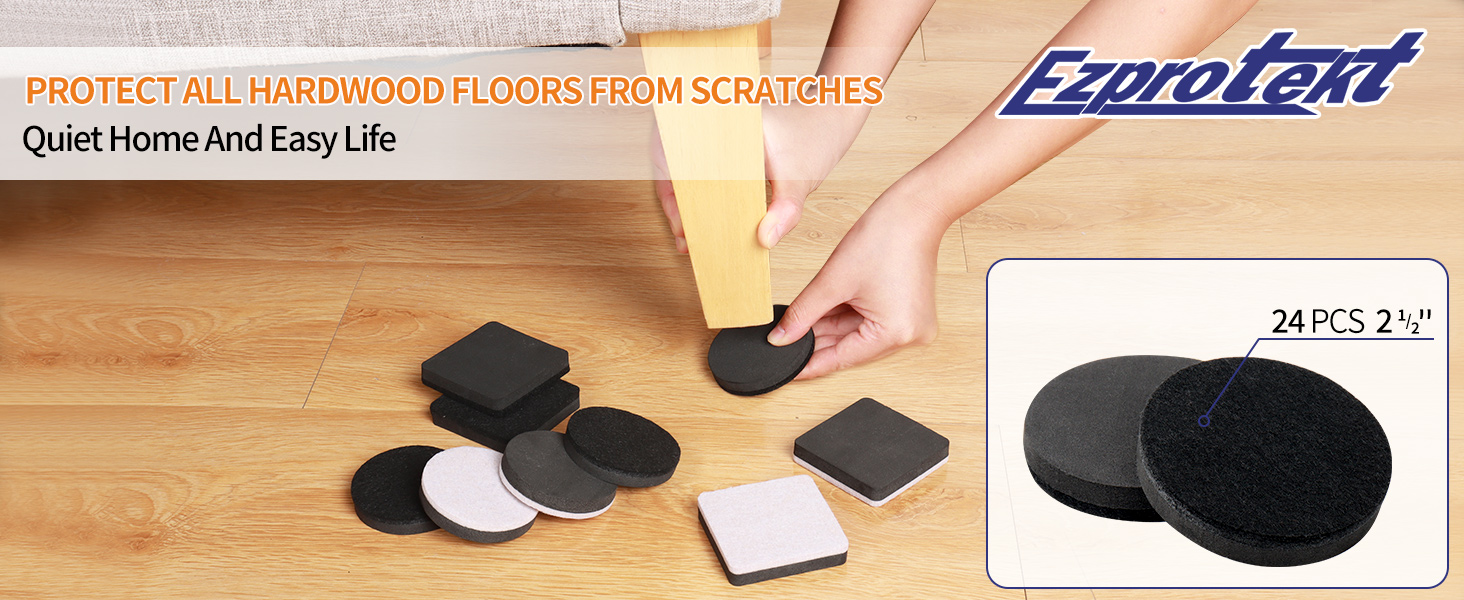 Felt Furniture Sliders