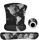 ToLuLu Keyboard Wrist Rest Pad Ergonomic Mouse Pad Set, Mouse Pad for Computer Laptop, Non Slip M...