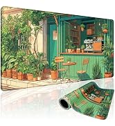 Mcapirivo Japanese Coffee Shop Large Gaming Mouse Pad 31.5