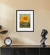 HEART ART 24x36 Poster Frame in Black,Display Pictures 18x24 with Mat or 24 x 36 Posters Without ...