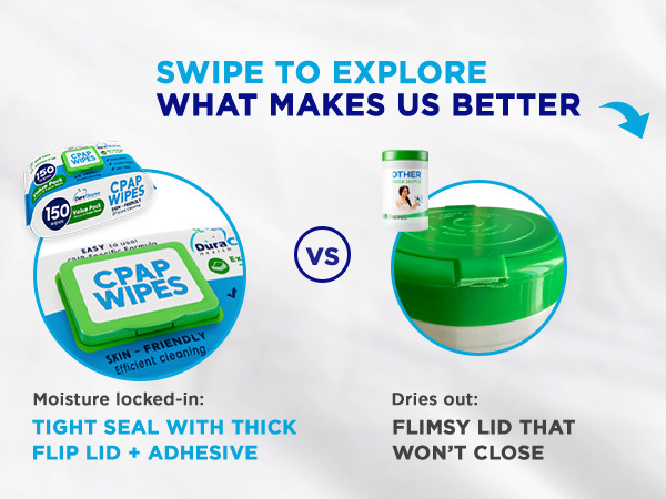 Duracleanse CPAP Wipes
