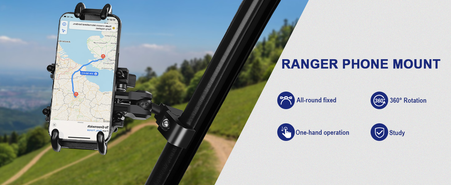 Polaris ranger phone mount,Polaris ranger phone holder,Polaris ranger electronic device holder mount