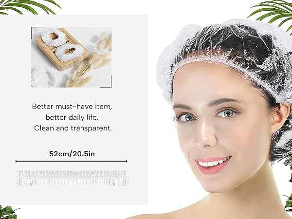 Disposable shower cap
