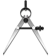 Aienxn Adjustable Edge Creaser Wing Divider, DIY Leather Divider, Compass Drawing Tool, Rotating ...