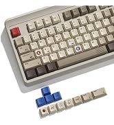 Womier PBT Keycaps 75 Percent, Custom Keycaps Set Dye-Sublimation, Cherry Profile Keyboard Key Ca...