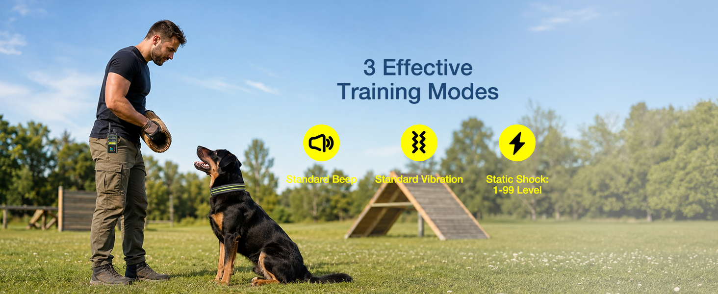 DeeWaves dog training collar with remote ,e collar for dogs training,shock collar for large dog