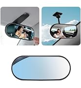 HD Car Mirror for Baby,360° Adjustable Rear View Mirrors Provides a Wide Field of Vision & Observ...