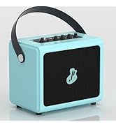 JUSTPRO Mini Guitar Amp Combo, 5W Electric Guitar Amplifier Rechargeable, Wireless Portable Guita...
