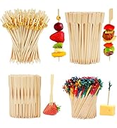800PCS Cocktail Picks - 4 Styles Fancy Toothpicks for Appetizers Charcuterie Boards Accessories, ...