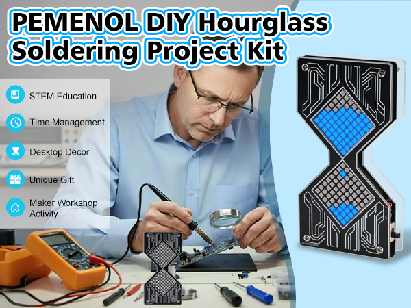 DIY Hourglass Soldering Kit