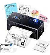 ASprink Bluetooth Shipping Label Printer, 4x6 Thermal Label Printer for Small Business, 2410-BT T...