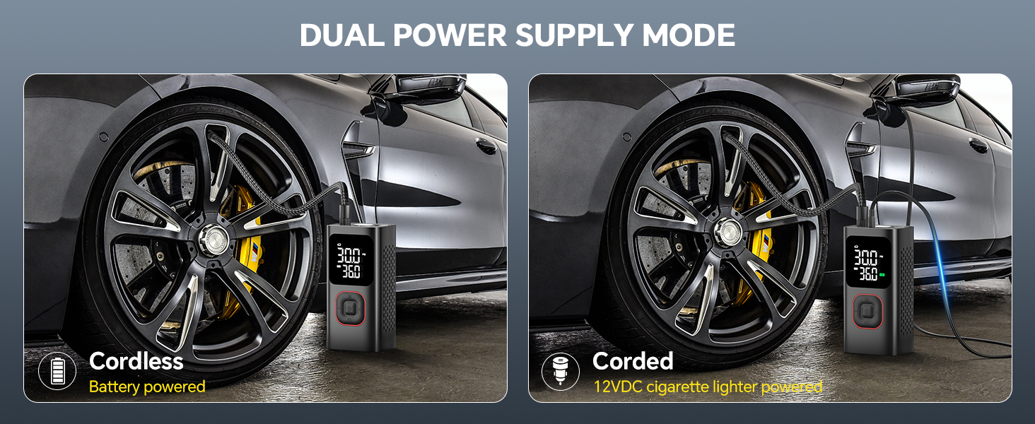 Cordless Air Pump for Car