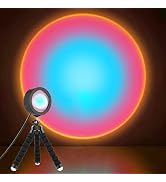 YouOKLight Sunset lamp, Tripod Rainbow Projector lamp, 10W LED Sunset lamp Projector 360 Degree R...