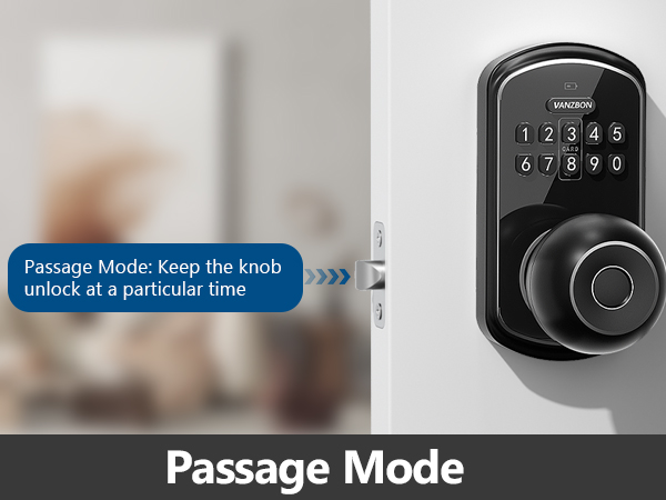smart door lock with keypad