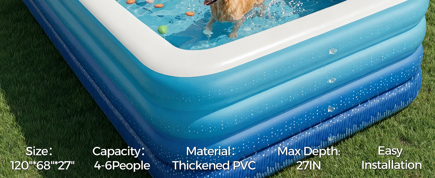 inflatable swimming pool