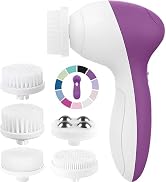 Facial Cleansing Brush Face Scrubber Exfoliating Cleaning Skin Care Cleanser Wash Women Girls Ele...