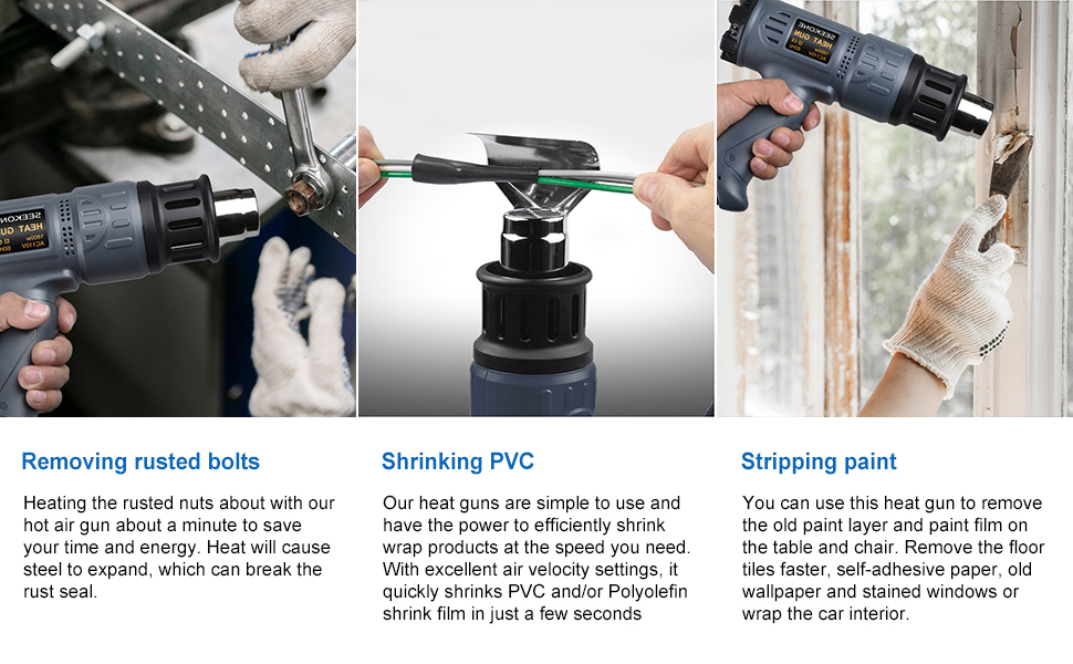 heat gun for crafts, heat gun paint remover, heat gun for shrink wrapping, heat guns