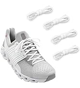 NDTEZUGT 2 Pairs 1/4" Flat Thin Shoe Laces, Original Athletic Shoelaces Shoe Strings Replacement ...