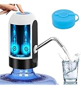 Myvision Water Dispenser for 5 Gallon Bottle,Portable USB Charging Electric Water Pump, Drinking ...