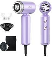 SUPGALIY Dual Voltage Travel Hair Dryer, High-Speed Ionic Blow Dryer | Lightweight Hairdryer, Pro...