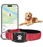 Myiwb GPS Dog Collar Tracker 2-in-1,Reflective Waterproof Pet Collar,iOS-Only,No Monthly Fees,Unl...