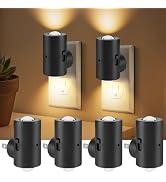 TSEXES LED Night Lights Plug into Wall,Dimmable Plug in Night Light, Dusk to Dawn, 0-200LM Bright...